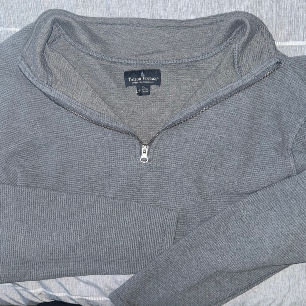 Tailor Vintage Men's Gray Sweater